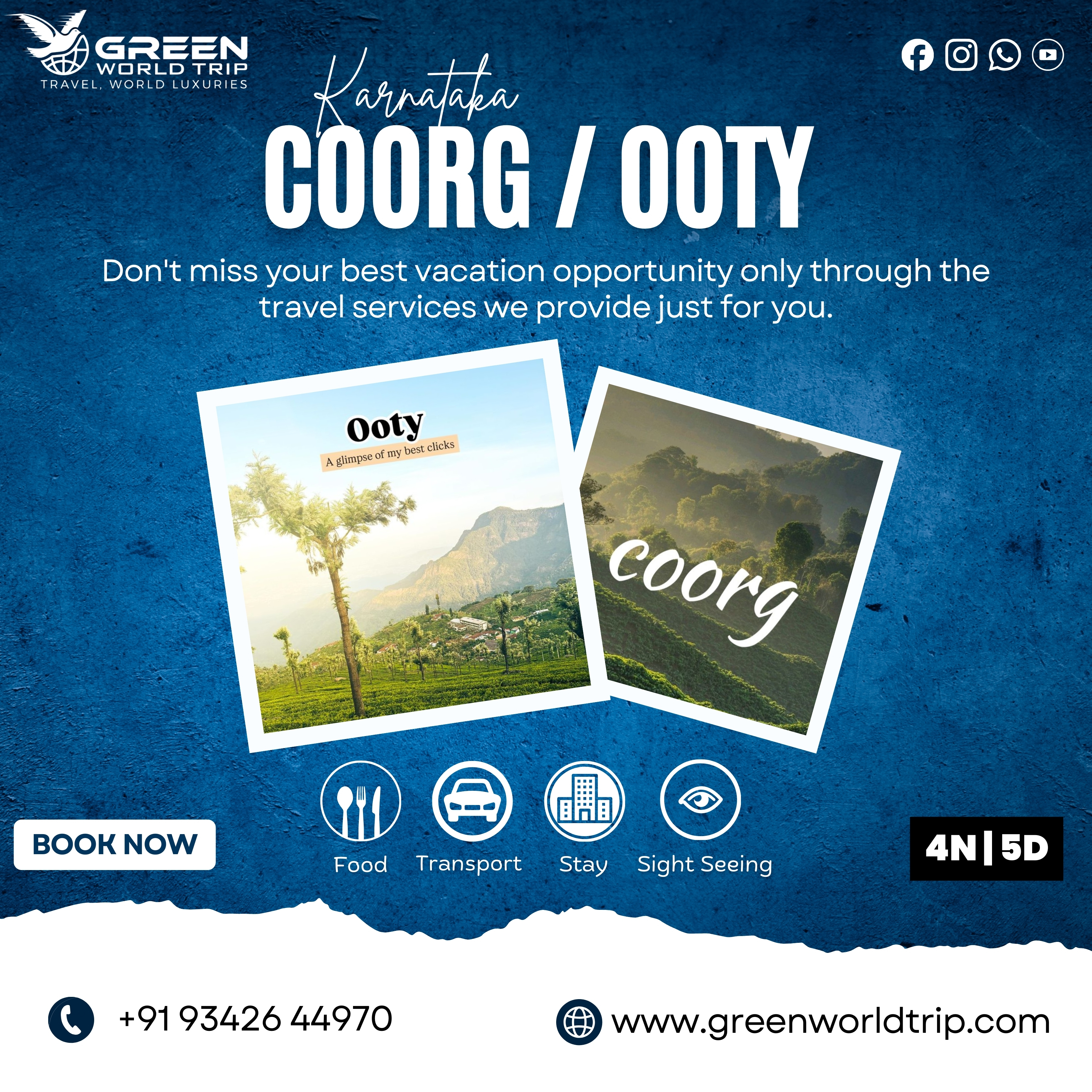 COORG - OOTY