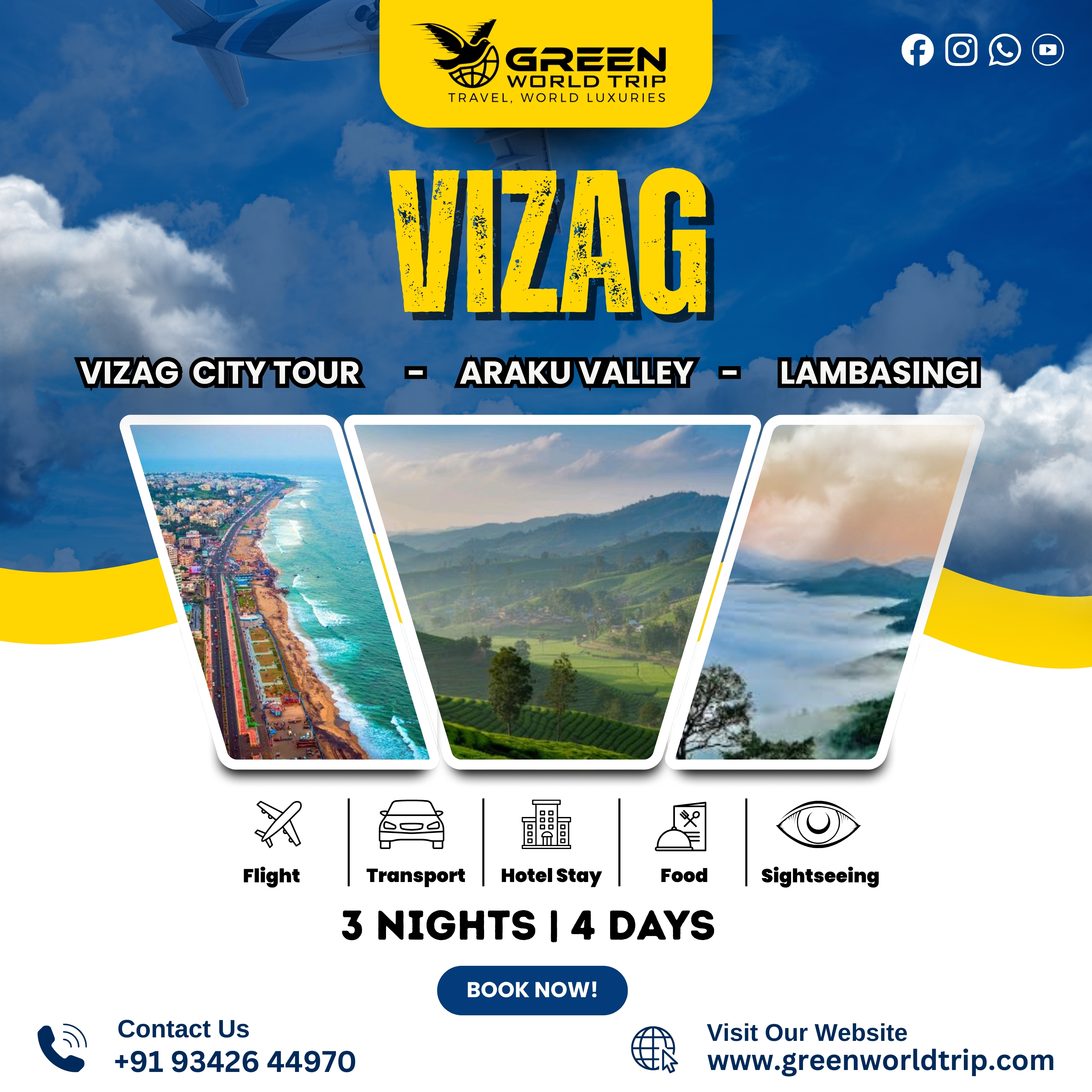 VIZAG - ARAKU VALLEY- LAMBASINGI 