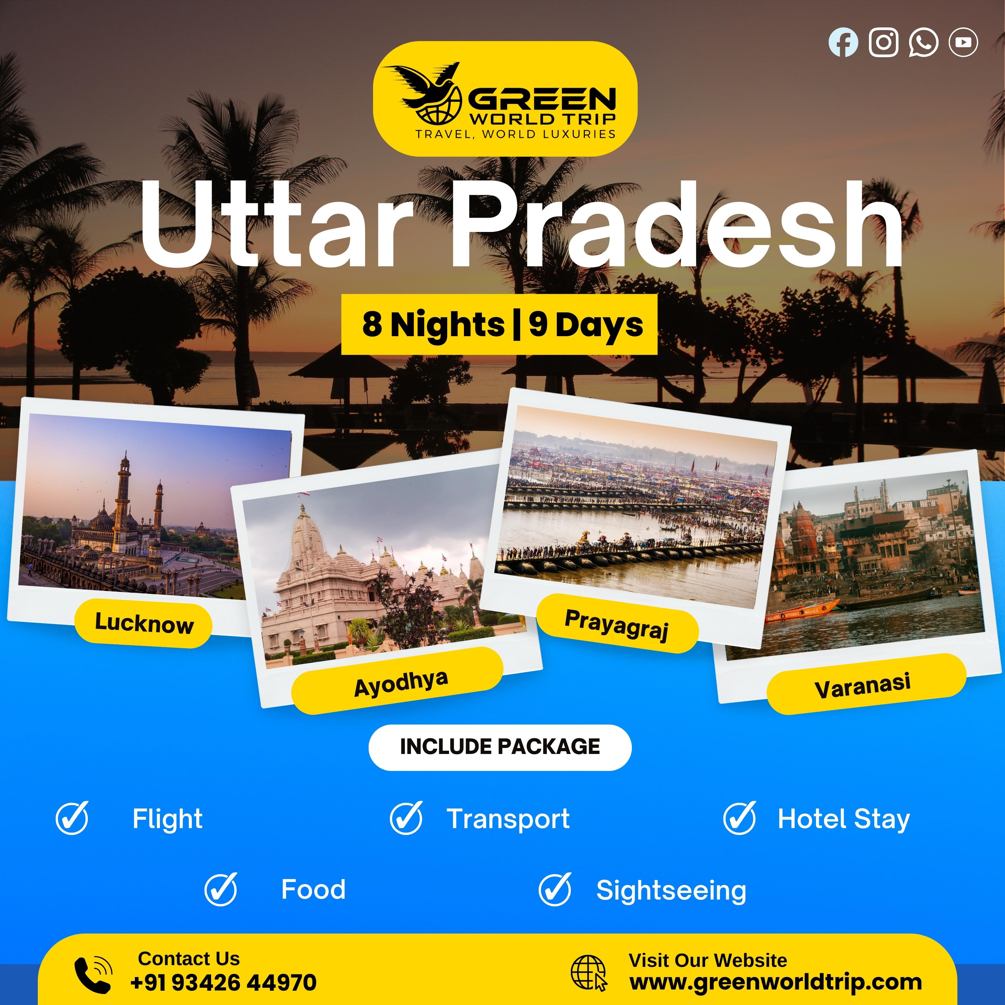 LUCKNOW - AYOTHYA- PRAYAGRAJ- VARANASI