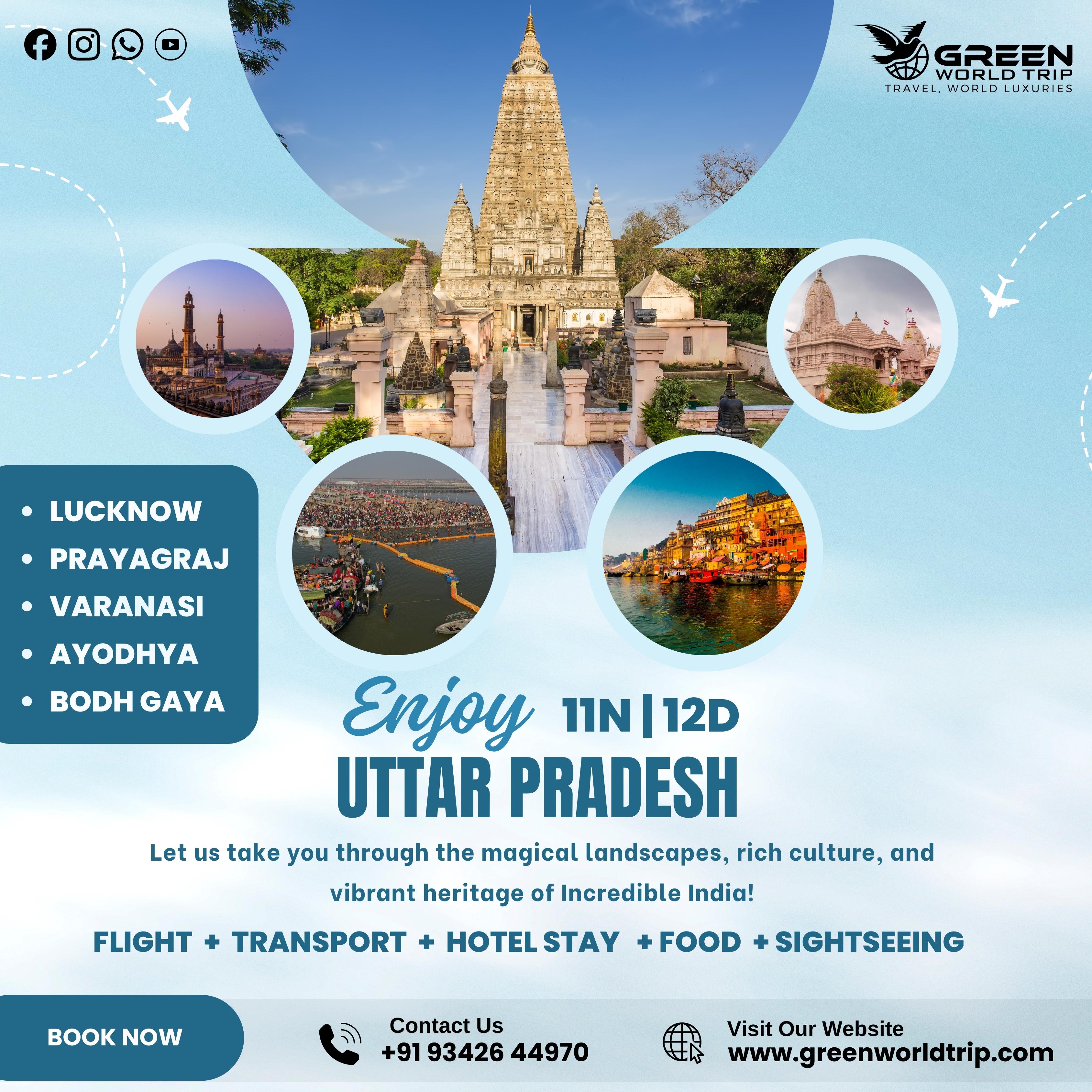 LUCKNOE - PRAYAGRAJ - VARANASI - AYOTHYA - BODHGAYA