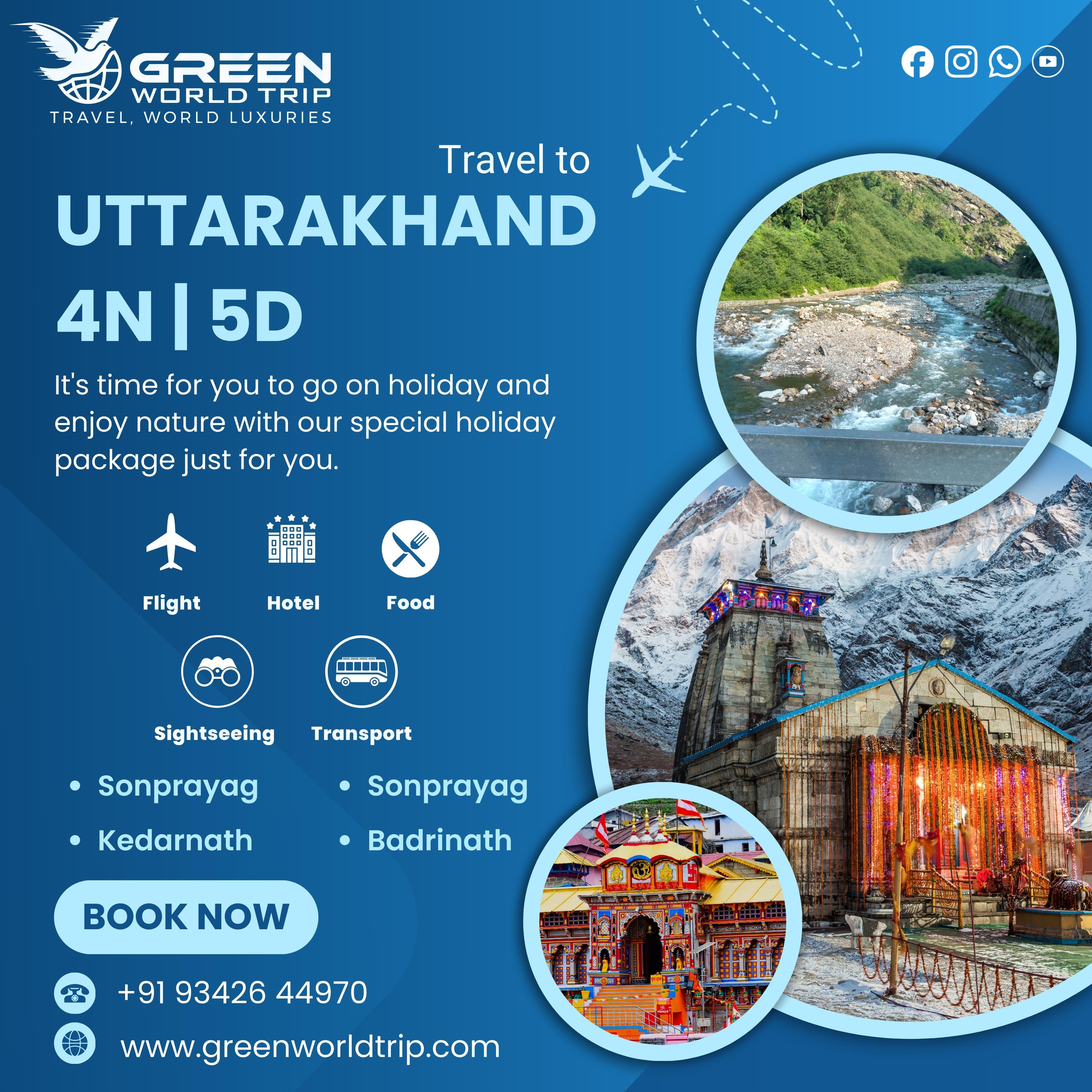 SONPRAYAG - KEDARNATH - BADRINATH