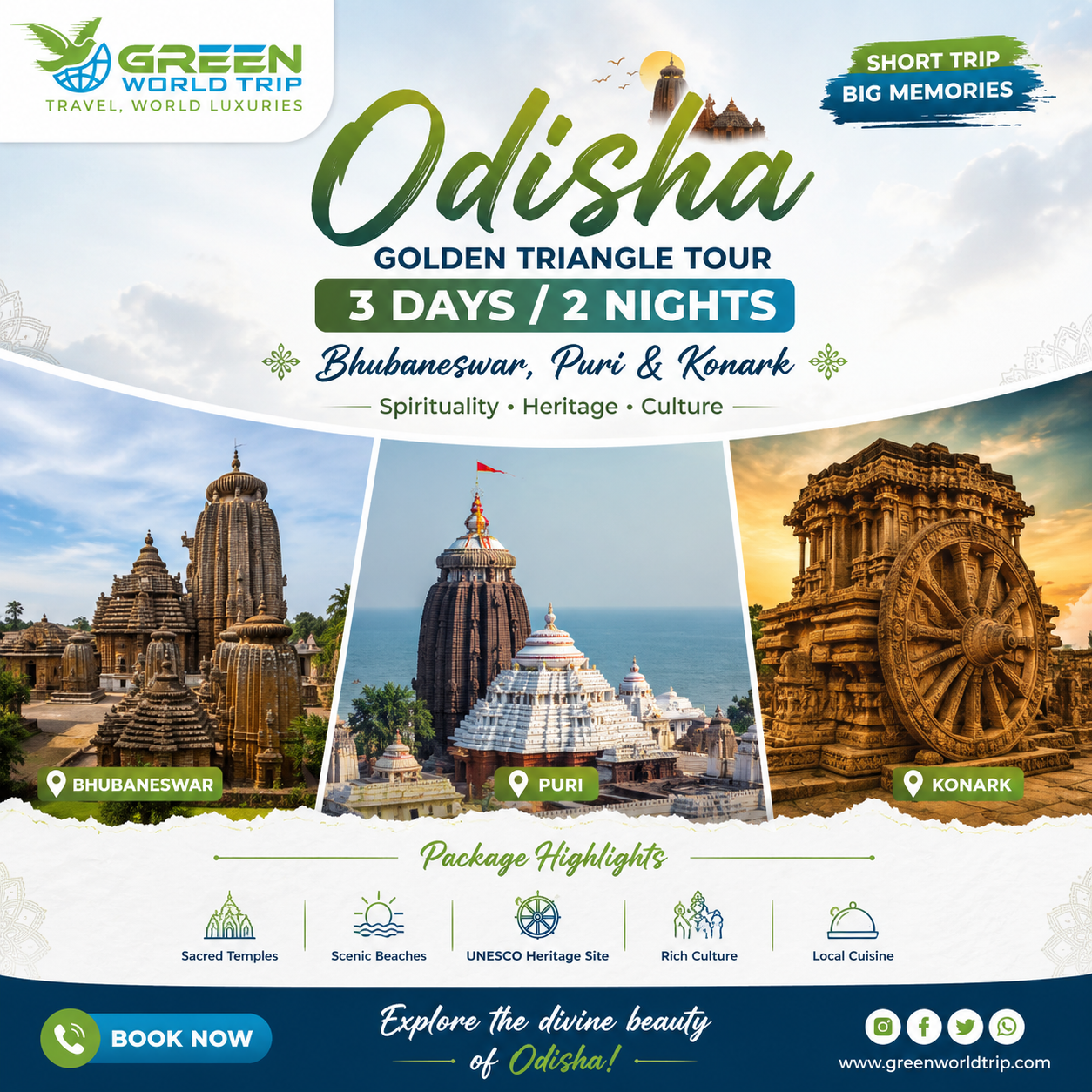 BHUBANESWAR- PURI- KONARK 